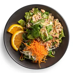 Pork Salad - (Nam Sod) poached minced pork with onion, spring onion, chilli, coriander, mint, ginger, roasted rice and peanut with chilli lemon dressing [GF] - Narai Thai Balwyn Food Image