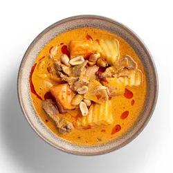 Mussaman Curry - mild curry cooked with potato, carrot, onion, and roasted peanut [GF] - Narai Thai Balwyn Food Image
