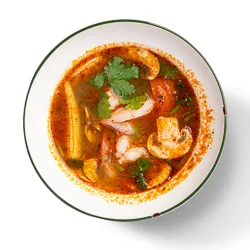 Tom Yum Soup - herbal Thai spicy and sour - Narai Thai Balwyn Food Image